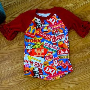 Fast food shirt
